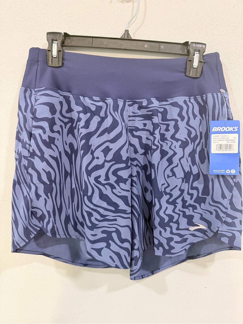 Brooks Women’s Chaser 7” Short 2.0 Midnight Speedscape Size M NWT Running